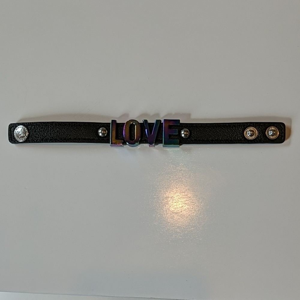 BCBGeneration Multi and Black LOVE Bracelet